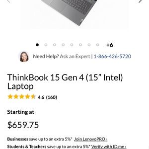 Lenovo Thinkbook for sale I’ve only had it a week it’s brand new